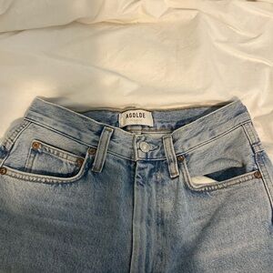 Agolde 90’s Pinch Waist Jeans in the color Harmonic